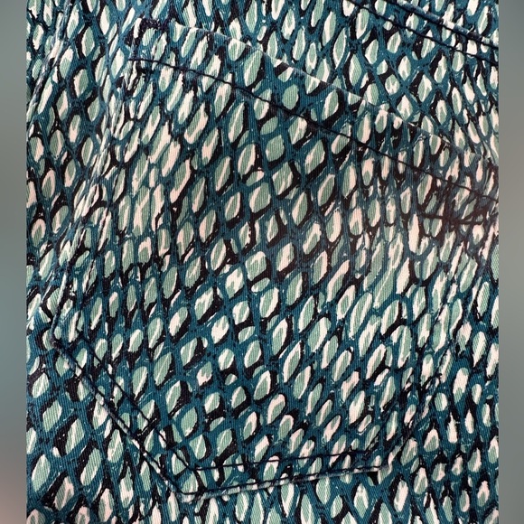 Cute Colorful Print Liverpool Cropped Pants - Picture 3 of 5